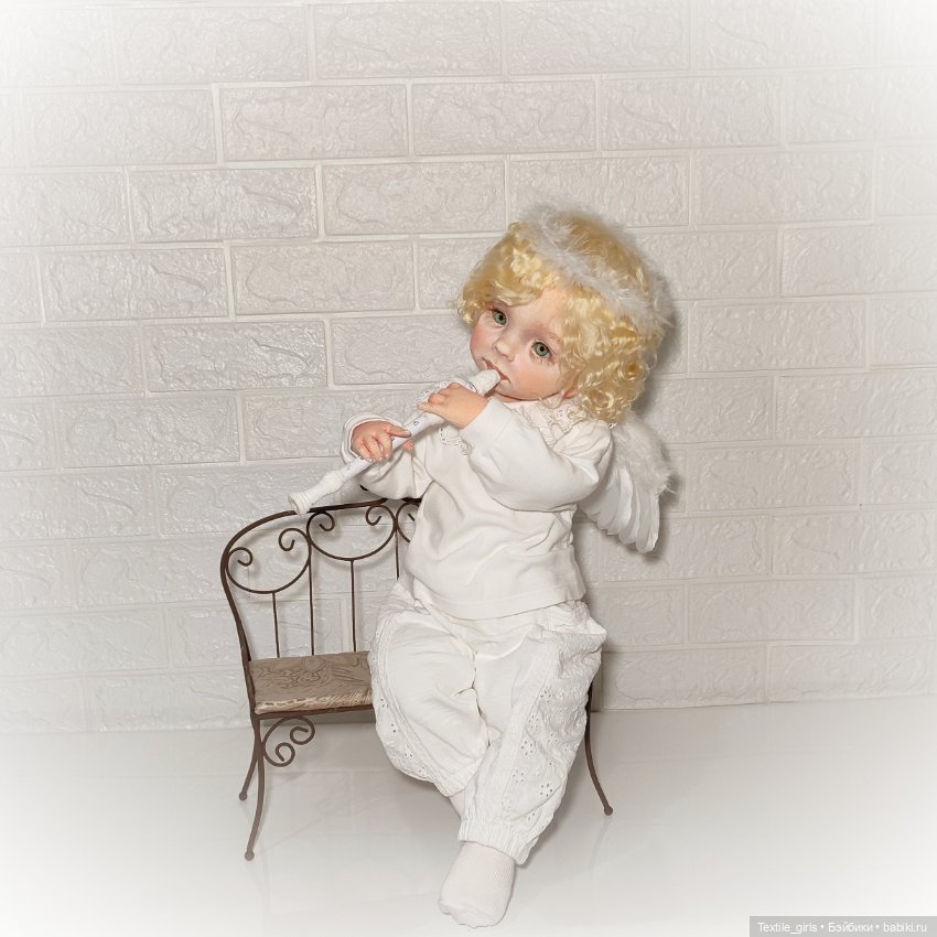 Кукла текстильная Ангел — Авторские текстильные куклы: Вальдорфские