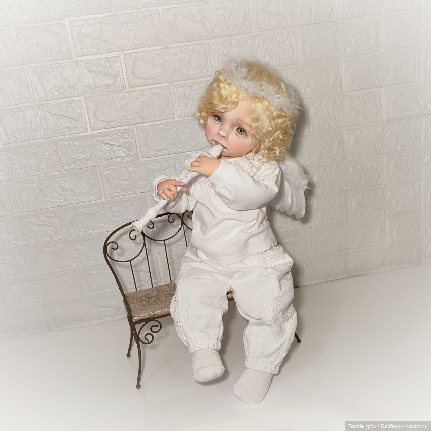 Кукла текстильная Ангел — Авторские текстильные куклы: Вальдорфские (фото 7)