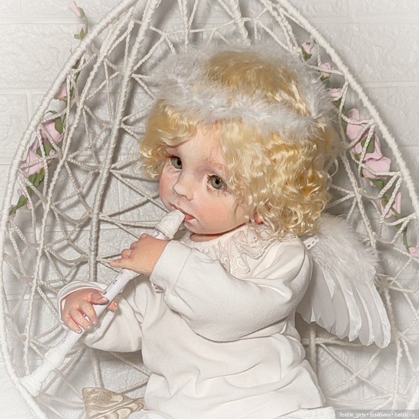 Кукла текстильная Ангел — Авторские текстильные куклы: Вальдорфские (фото 4)