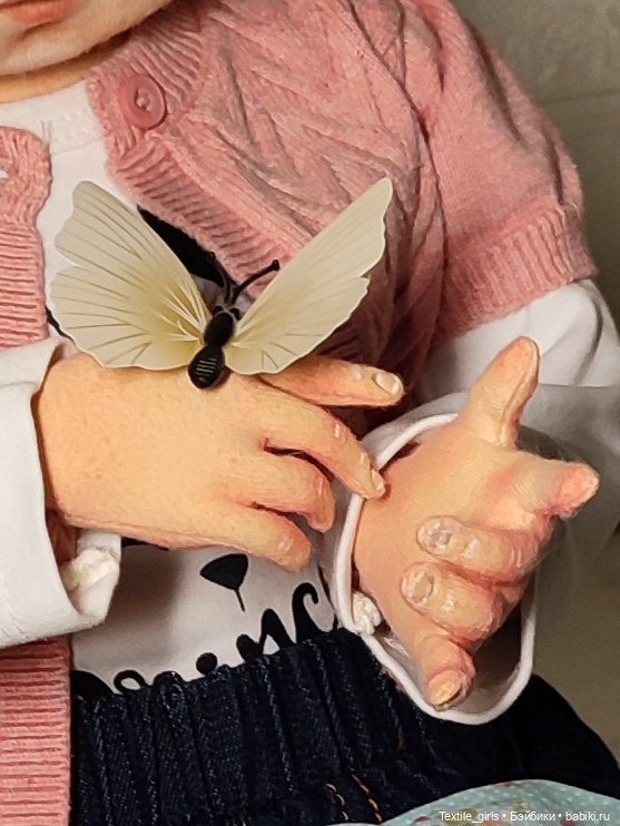 Текстильная кукла Стася — Текстильные игрушки и примитивы: кофейные (фото 7)