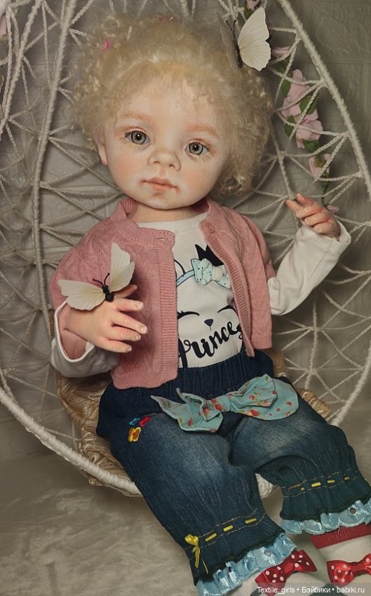 Текстильная кукла Стася — Текстильные игрушки и примитивы: кофейные (фото 10)