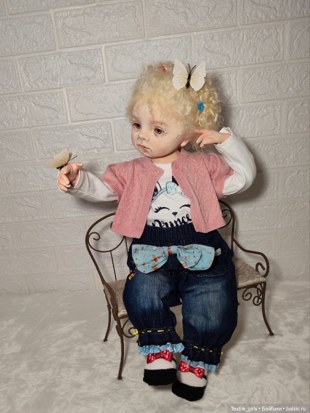 Текстильная кукла Стася — Текстильные игрушки и примитивы: кофейные (фото 2)