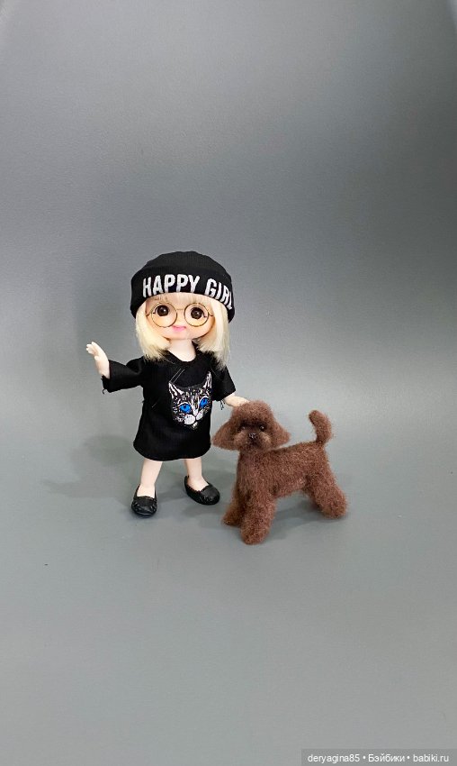 Пудель — Валяные игрушки из шерсти: сухое валяние (фото 3)