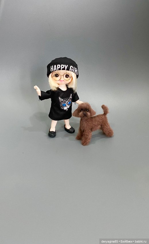 Пудель — Валяные игрушки из шерсти: сухое валяние (фото 2)