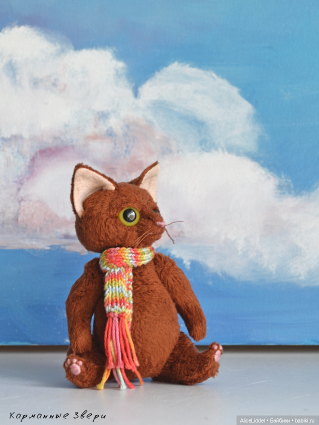 Какаовый котик — Текстильные игрушки и примитивы: кофейные (фото 2)