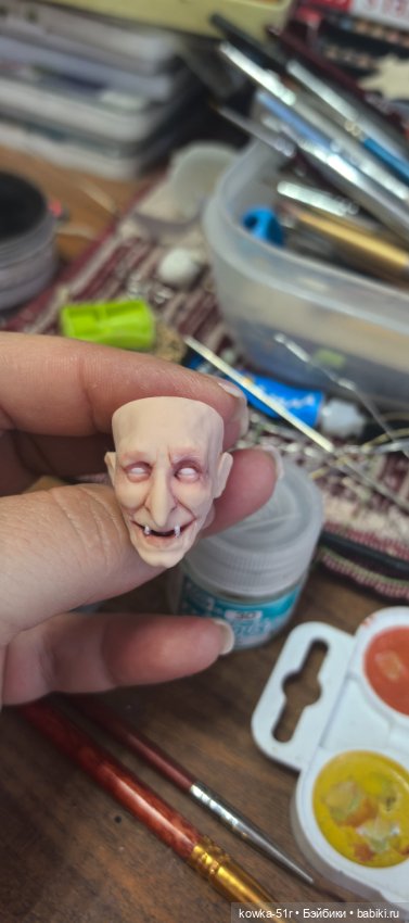 Бабуся в работе — Авторские шарнирные куклы своими руками: лепка (фото 2)