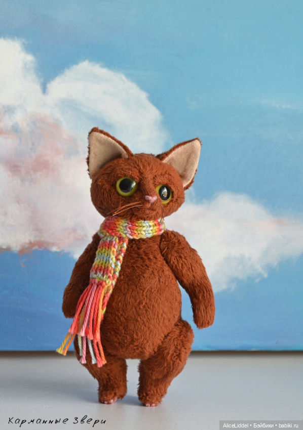 Какаовый котик — Текстильные игрушки и примитивы: кофейные (фото 5)