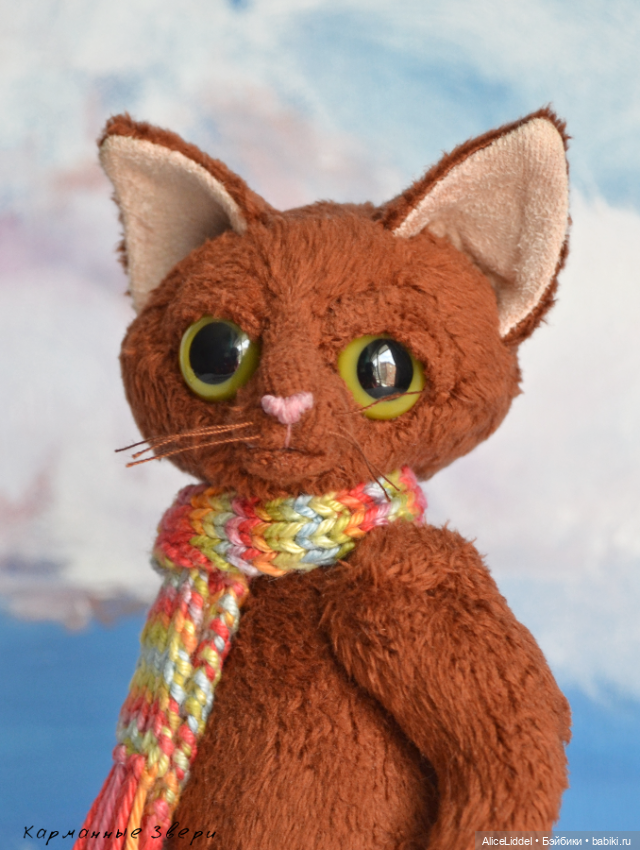 Какаовый котик — Текстильные игрушки и примитивы: кофейные (фото 6)