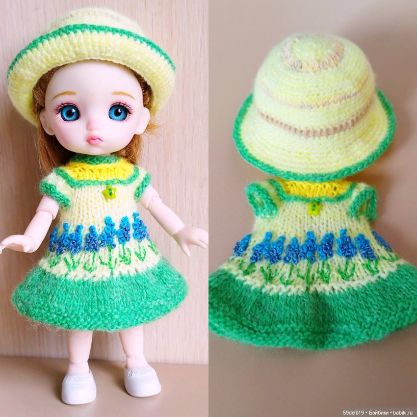 Зацвели мускарики. Комплект для баболек с вышивкой (фото 7)