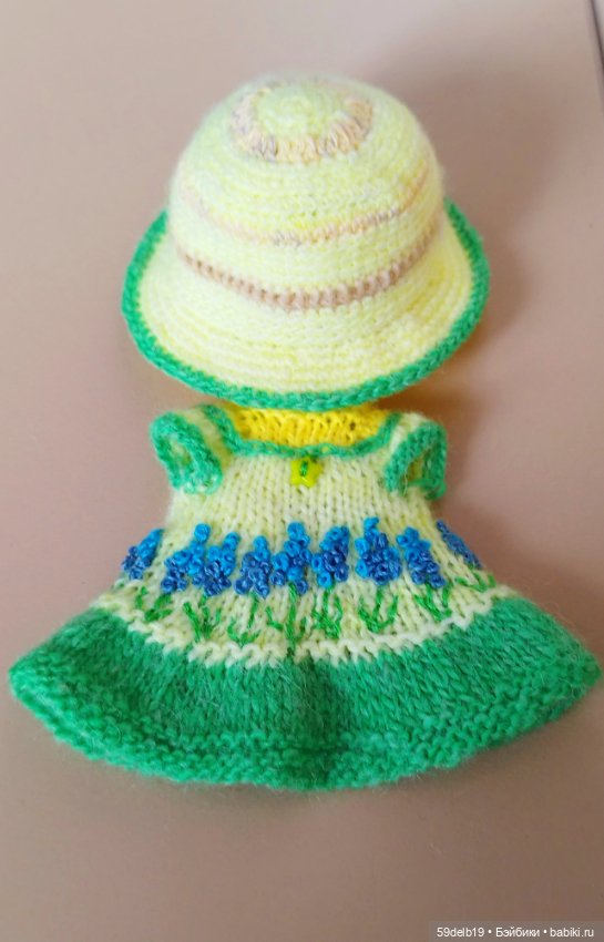 Зацвели мускарики. Комплект для баболек с вышивкой (фото 5)