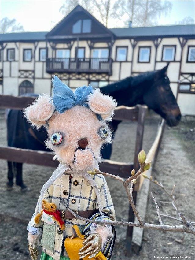 «Собака на сене» — Текстильные игрушки и примитивы: кофейные (фото 4)