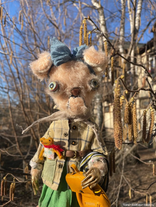 «Собака на сене» — Текстильные игрушки и примитивы: кофейные (фото 8)