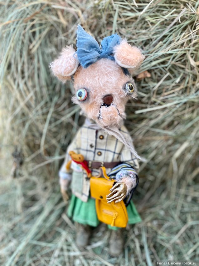 «Собака на сене» — Текстильные игрушки и примитивы: кофейные (фото 6)