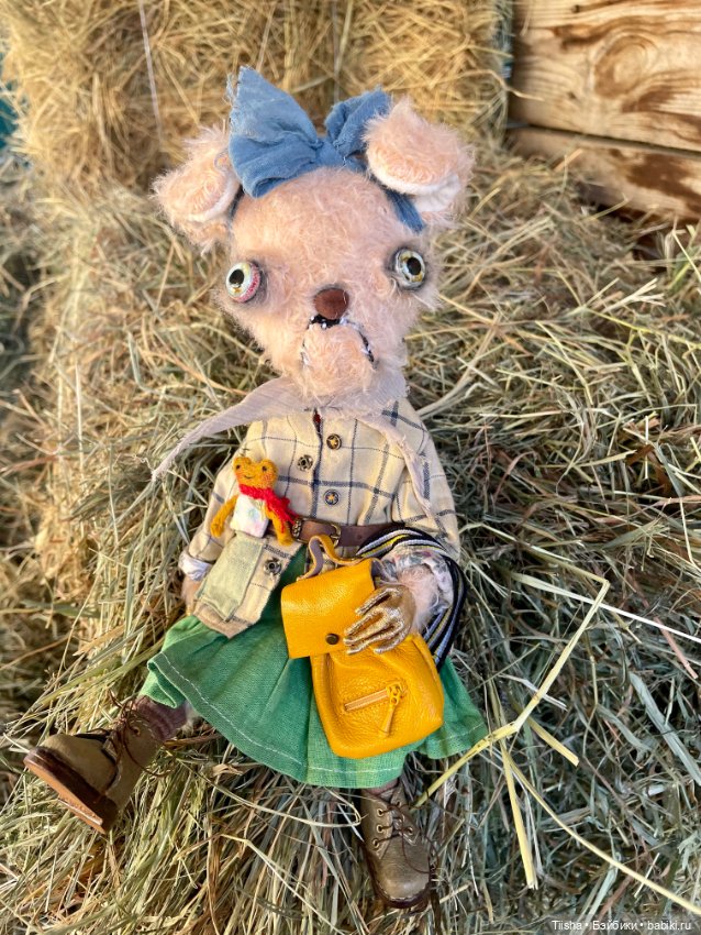 «Собака на сене» — Текстильные игрушки и примитивы: кофейные (фото 9)
