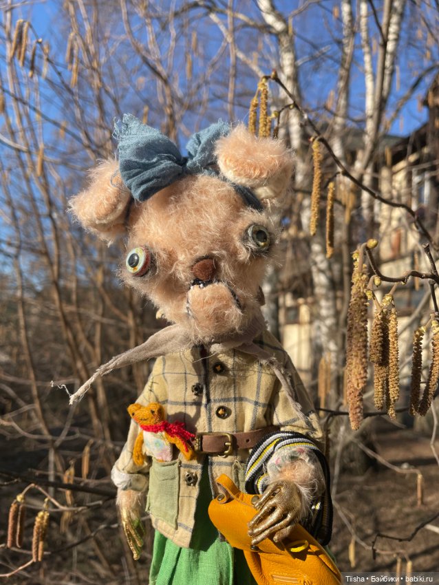 «Собака на сене» — Текстильные игрушки и примитивы: кофейные