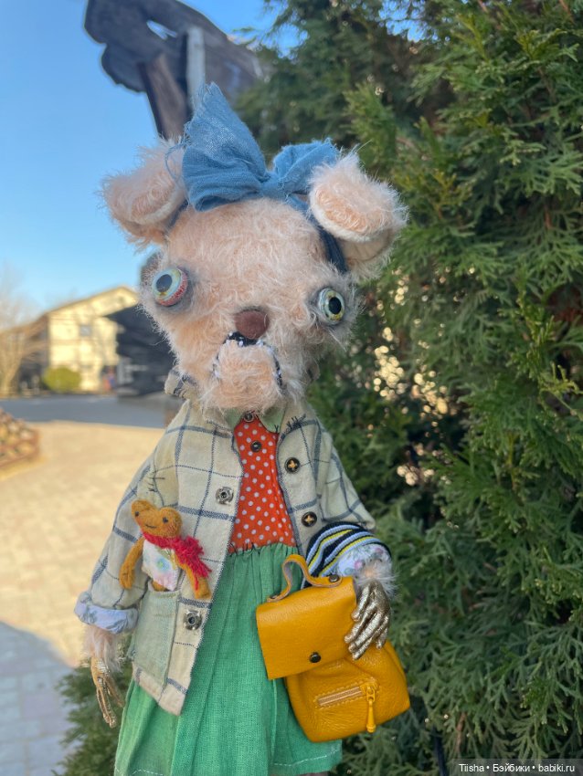 «Собака на сене» — Текстильные игрушки и примитивы: кофейные