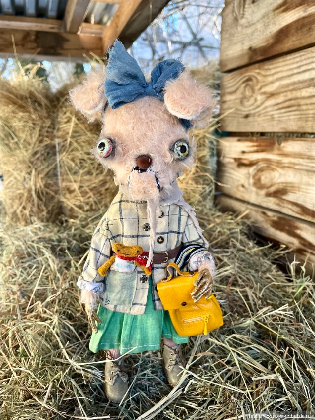 «Собака на сене» — Текстильные игрушки и примитивы: кофейные (фото 7)