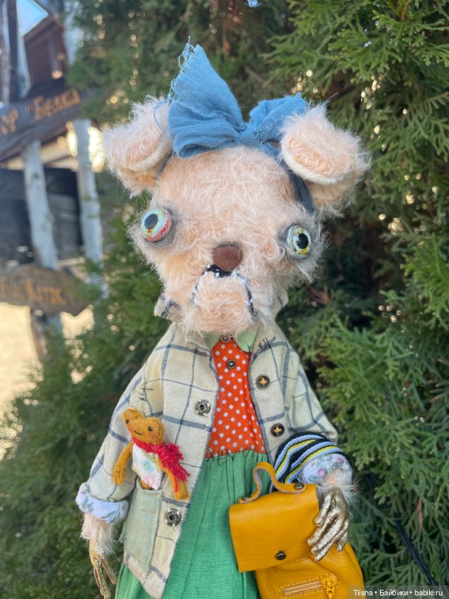 «Собака на сене» — Текстильные игрушки и примитивы: кофейные