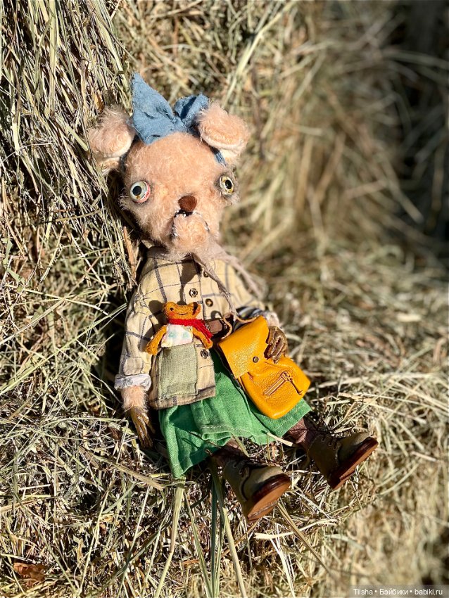 «Собака на сене» — Текстильные игрушки и примитивы: кофейные (фото 2)