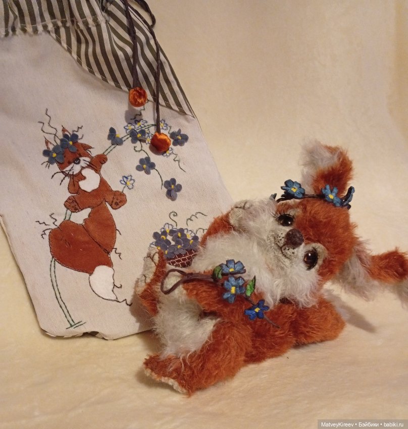 Белка Пинки — Авторские мишки Тедди и друзья: фото (фото 3)