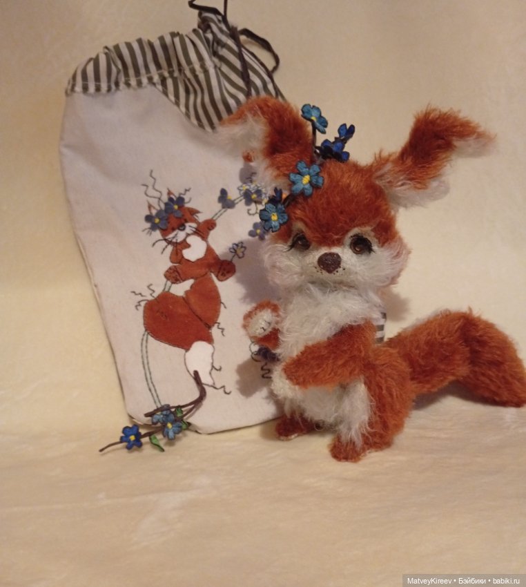 Белка Пинки — Авторские мишки Тедди и друзья: фото (фото 6)