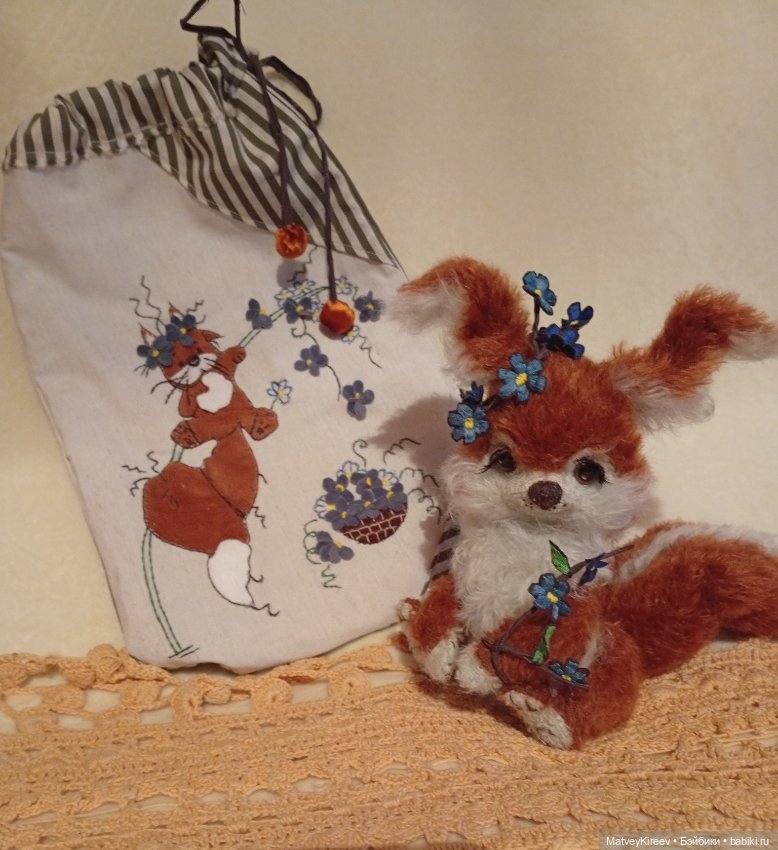 Белка Пинки — Авторские мишки Тедди и друзья: фото (фото 4)