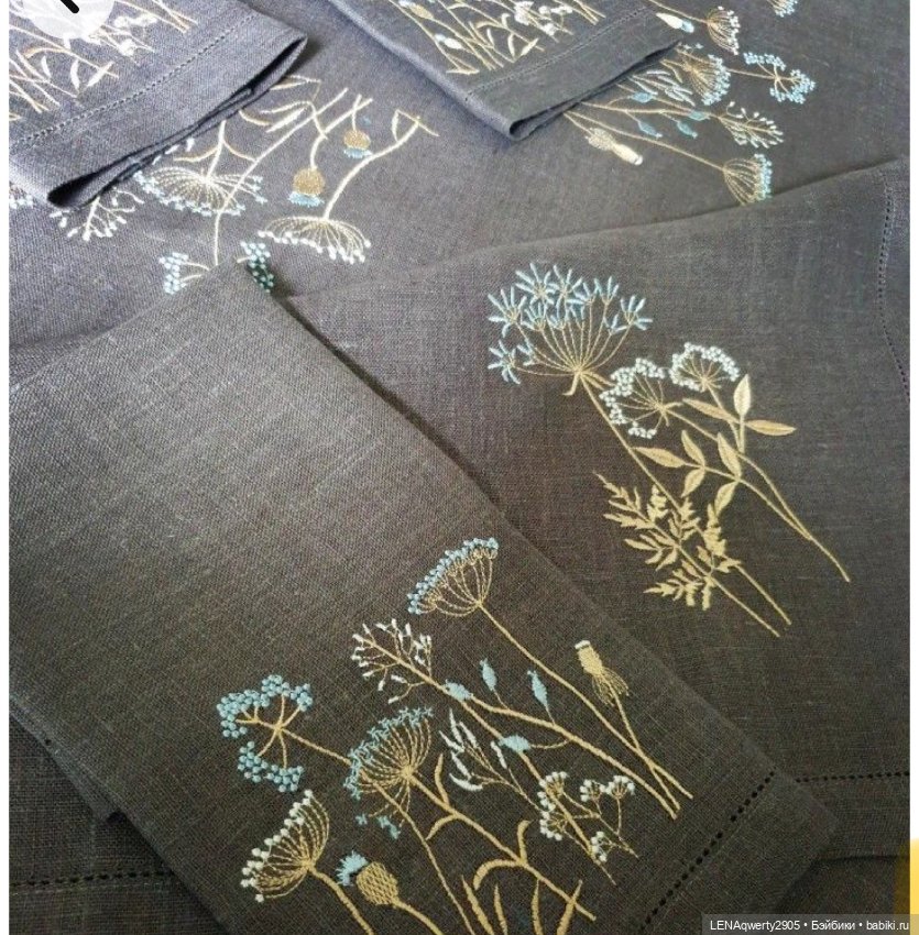 Льняные шедевры для вдохновения