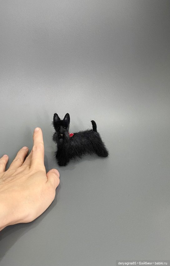 Скотч терьер — Валяные игрушки из шерсти: сухое валяние (фото 10)