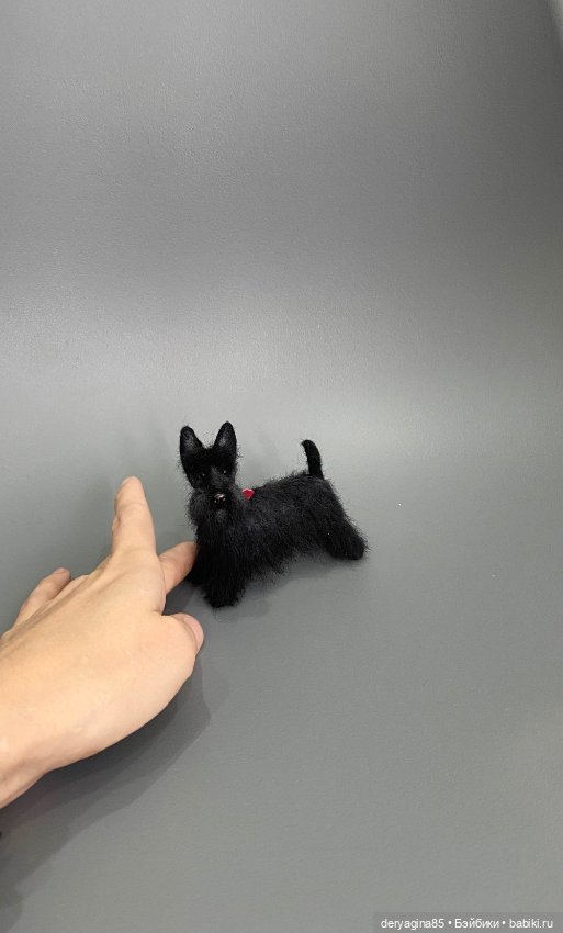 Скотч терьер — Валяные игрушки из шерсти: сухое валяние (фото 6)