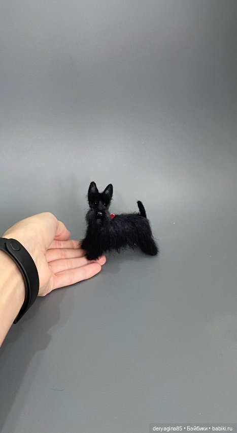 Скотч терьер — Валяные игрушки из шерсти: сухое валяние (фото 8)