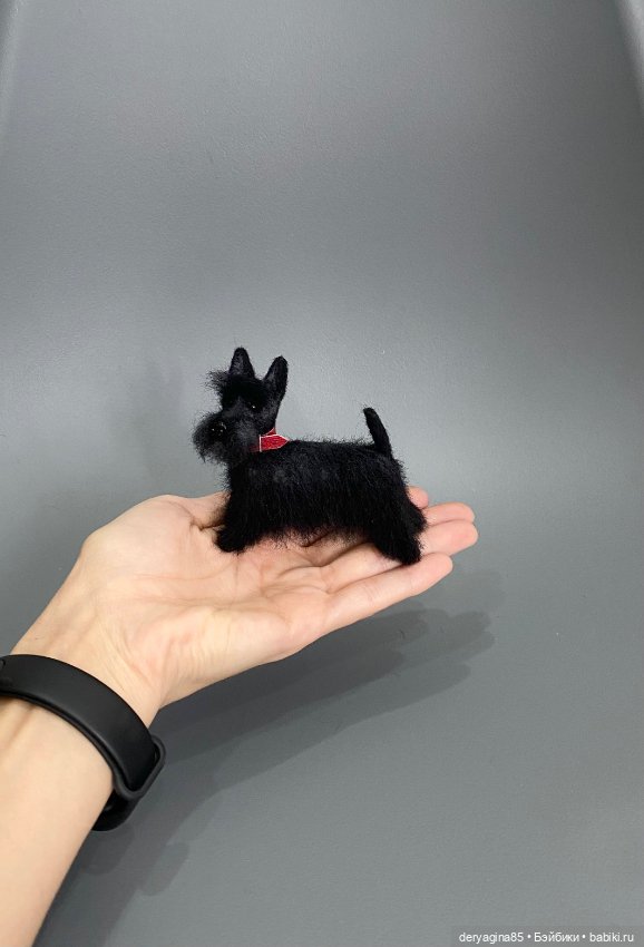 Скотч терьер — Валяные игрушки из шерсти: сухое валяние (фото 7)