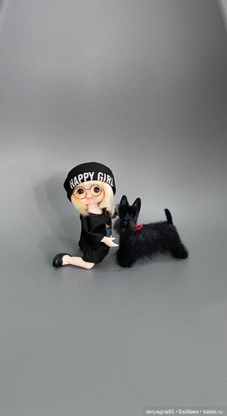 Скотч терьер — Валяные игрушки из шерсти: сухое валяние