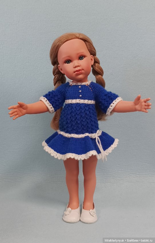 МК "Василёк" — Вязание одежды для кукол: бесплатные схемы спицами и крючком
