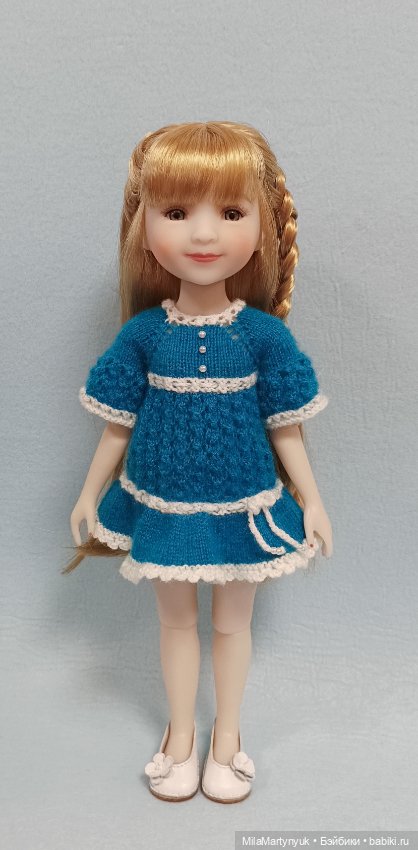 МК "Василёк" — Вязание одежды для кукол: бесплатные схемы спицами и крючком