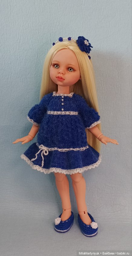 МК "Василёк" — Вязание одежды для кукол: бесплатные схемы спицами и крючком