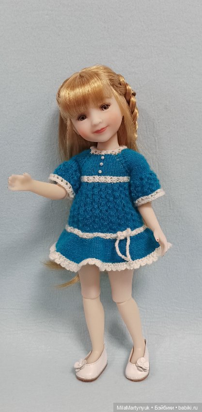 МК "Василёк" — Вязание одежды для кукол: бесплатные схемы спицами и крючком