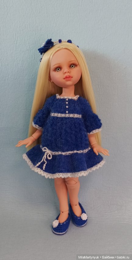 МК "Василёк" — Вязание одежды для кукол: бесплатные схемы спицами и крючком (фото 6)
