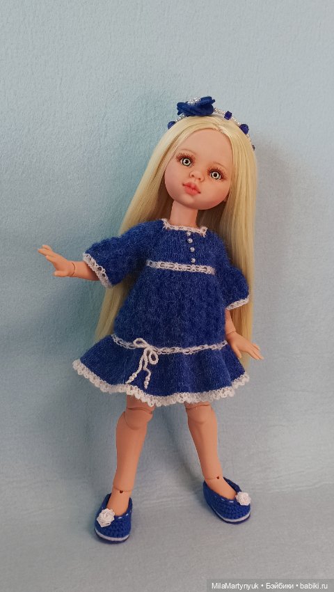 МК "Василёк" — Вязание одежды для кукол: бесплатные схемы спицами и крючком (фото 5)