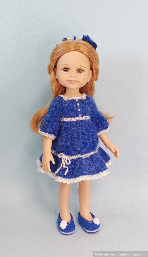 МК "Василёк" — Вязание одежды для кукол: бесплатные схемы спицами и крючком