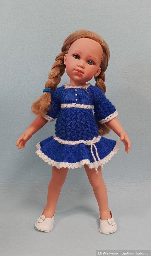 МК "Василёк" — Вязание одежды для кукол: бесплатные схемы спицами и крючком (фото 10)