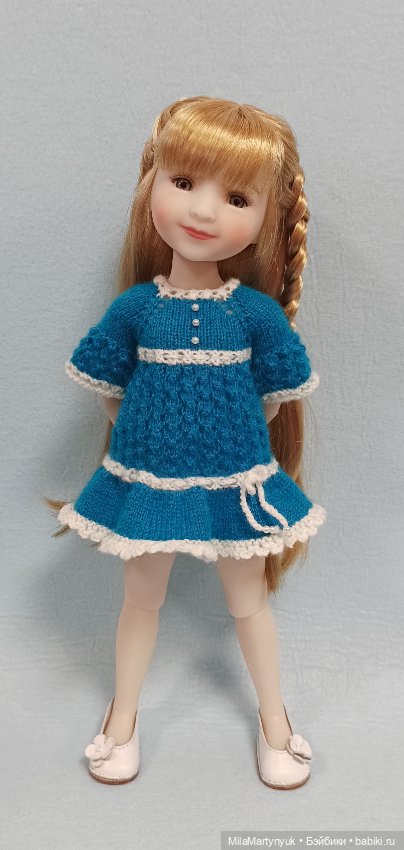 МК "Василёк" — Вязание одежды для кукол: бесплатные схемы спицами и крючком