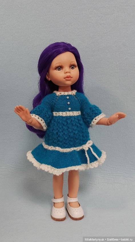МК "Василёк" — Вязание одежды для кукол: бесплатные схемы спицами и крючком