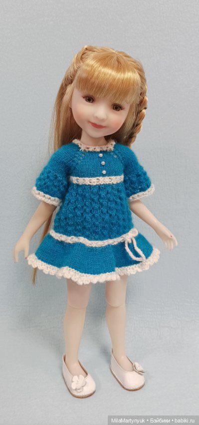 МК "Василёк" — Вязание одежды для кукол: бесплатные схемы спицами и крючком