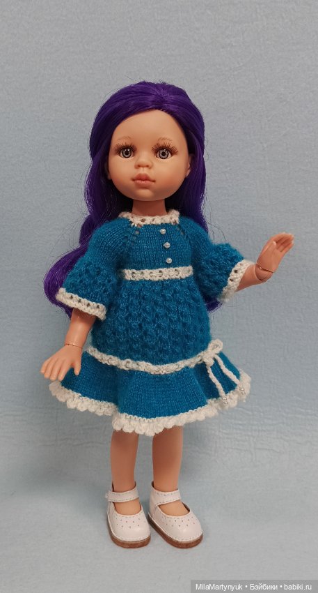 МК "Василёк" — Вязание одежды для кукол: бесплатные схемы спицами и крючком