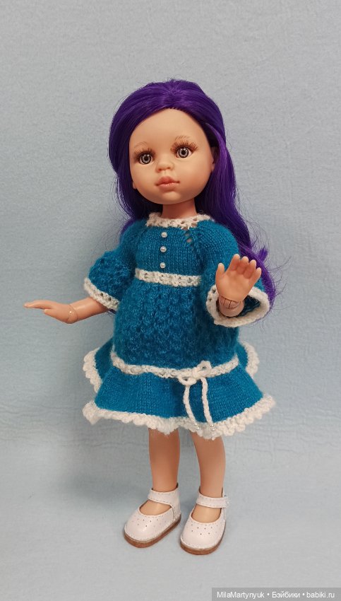 МК "Василёк" — Вязание одежды для кукол: бесплатные схемы спицами и крючком