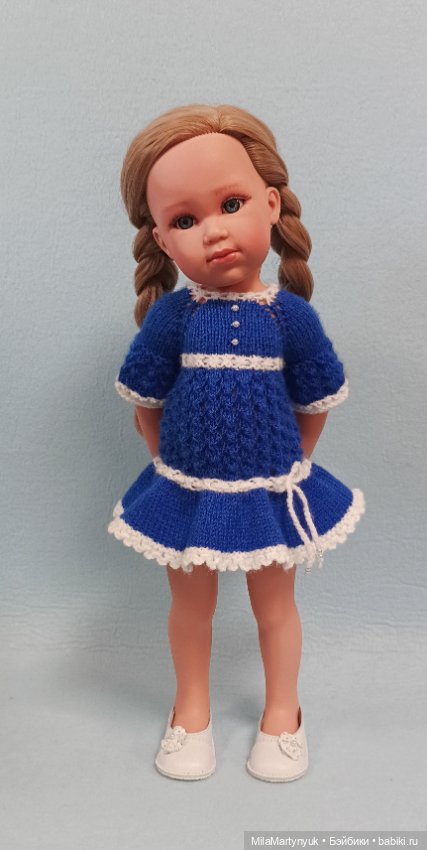 МК "Василёк" — Вязание одежды для кукол: бесплатные схемы спицами и крючком (фото 9)