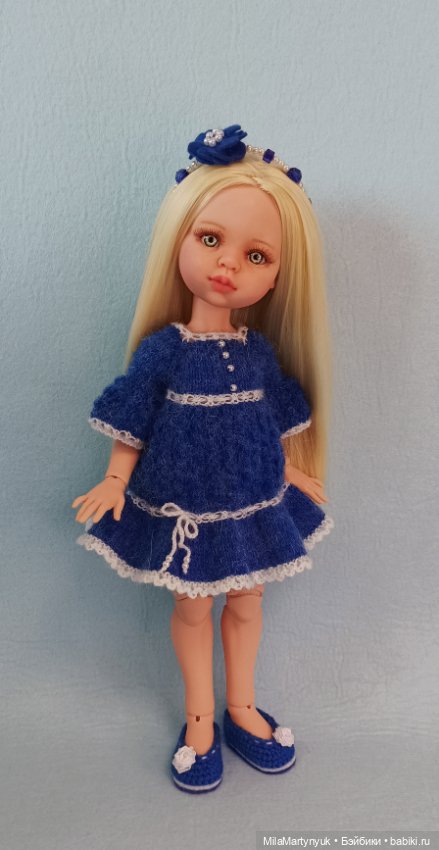 МК "Василёк" — Вязание одежды для кукол: бесплатные схемы спицами и крючком (фото 4)