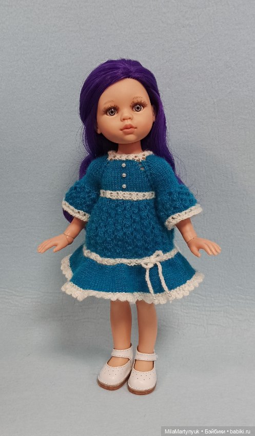 МК "Василёк" — Вязание одежды для кукол: бесплатные схемы спицами и крючком