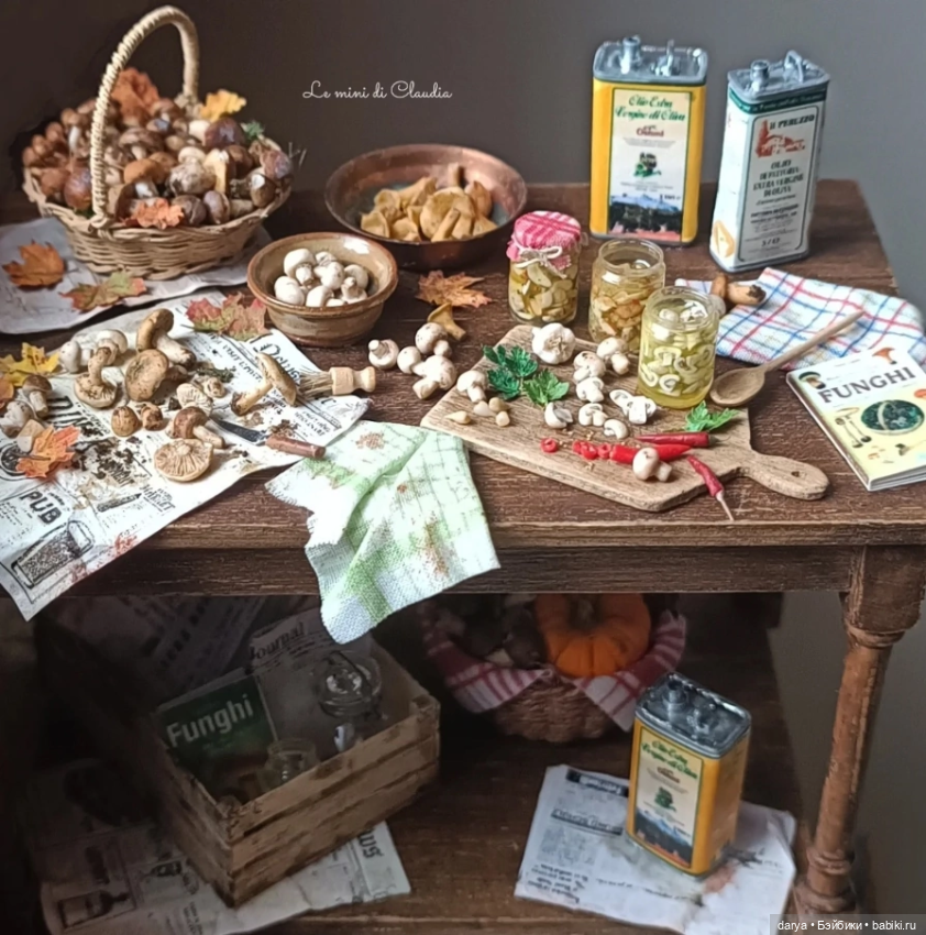 Миниатюра от Ди Клаудия — Кукольная миниатюра своими руками: еда