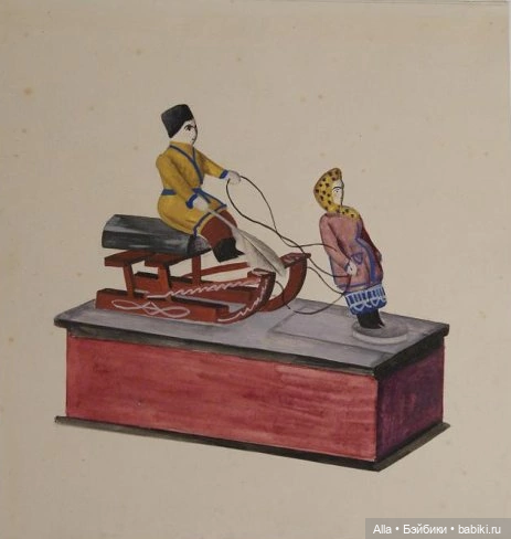 Игрушка по мотивам - « Урок мужьям-дуракам и жёнам-щеголихам» (фото 2)